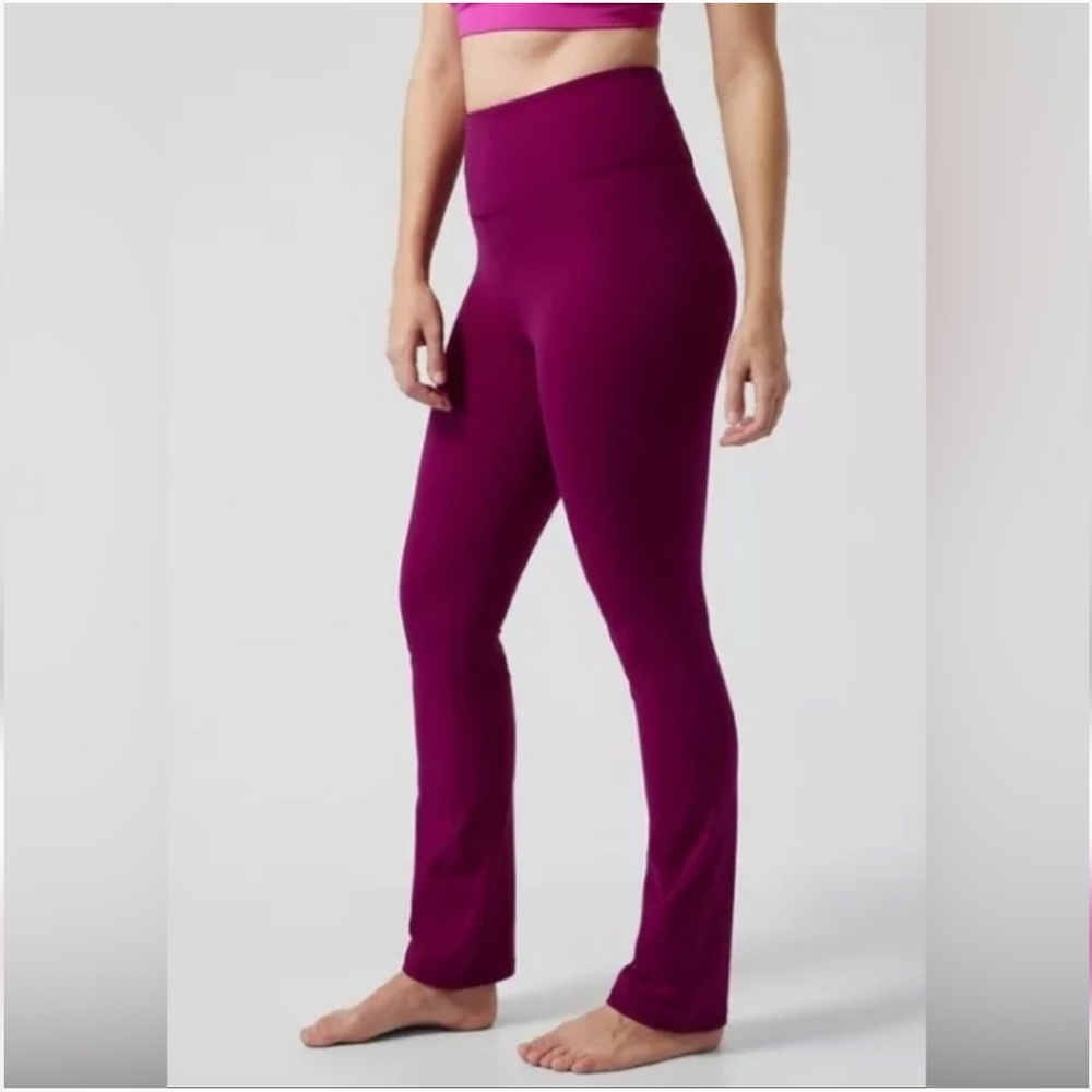 Athleta Magenta Straight Leg Pants